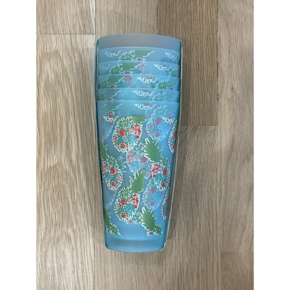 NWT Sigrid Olsen Home Outdoor Iced Tea Drinks Cup Glass - Picture 2 of 6